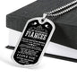 Gift To Your Fiancee Military Necklace With Engraving