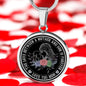 Love You Mom Silver Pendant