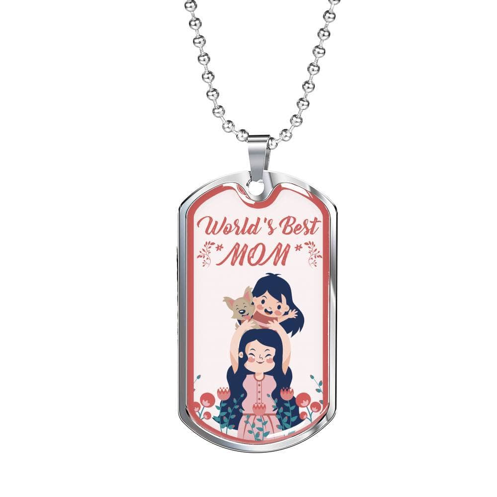 World Best Mom Necklace