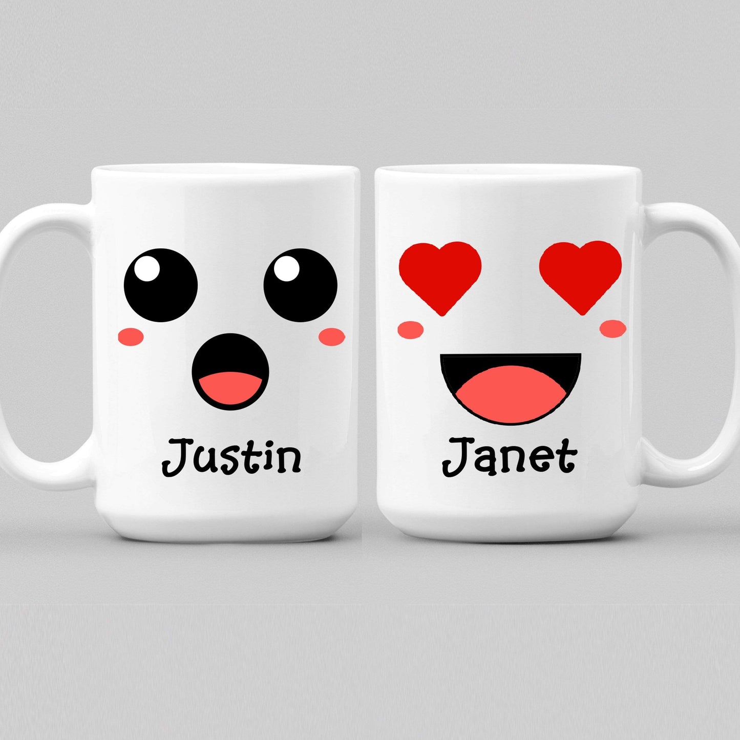 Mugs Smiley Couple Ceramic Mug