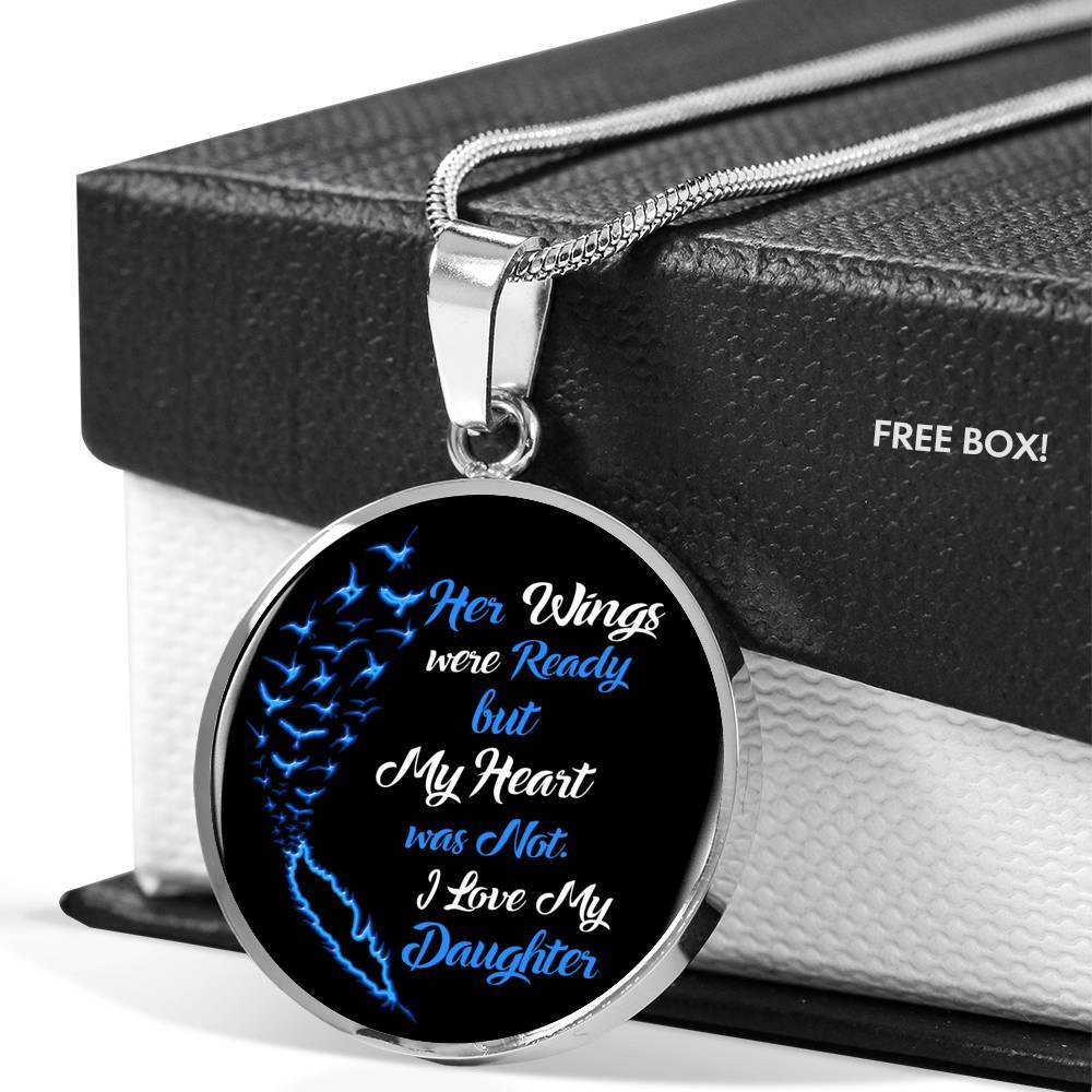 "I Love My Daughter" Necklace With Engraving