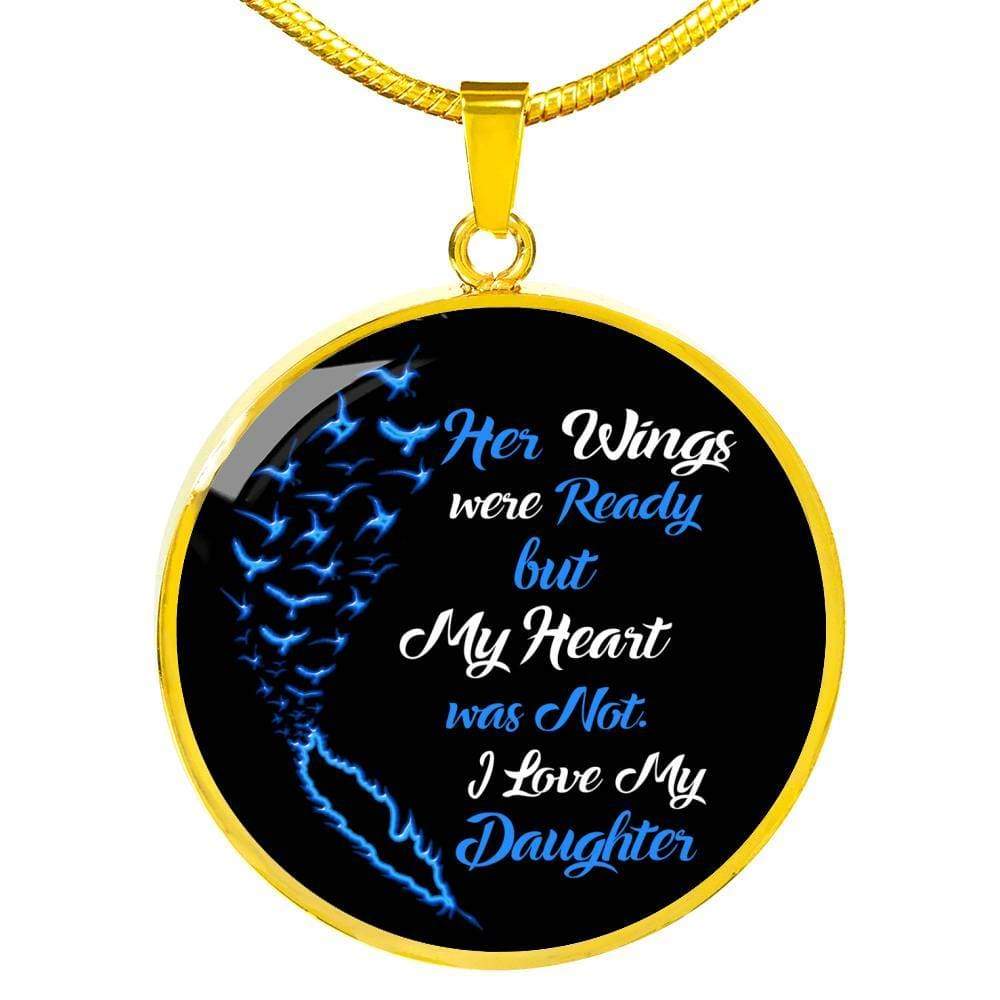 "I Love My Daughter" Necklace With Engraving