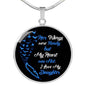 "I Love My Daughter" Necklace With Engraving