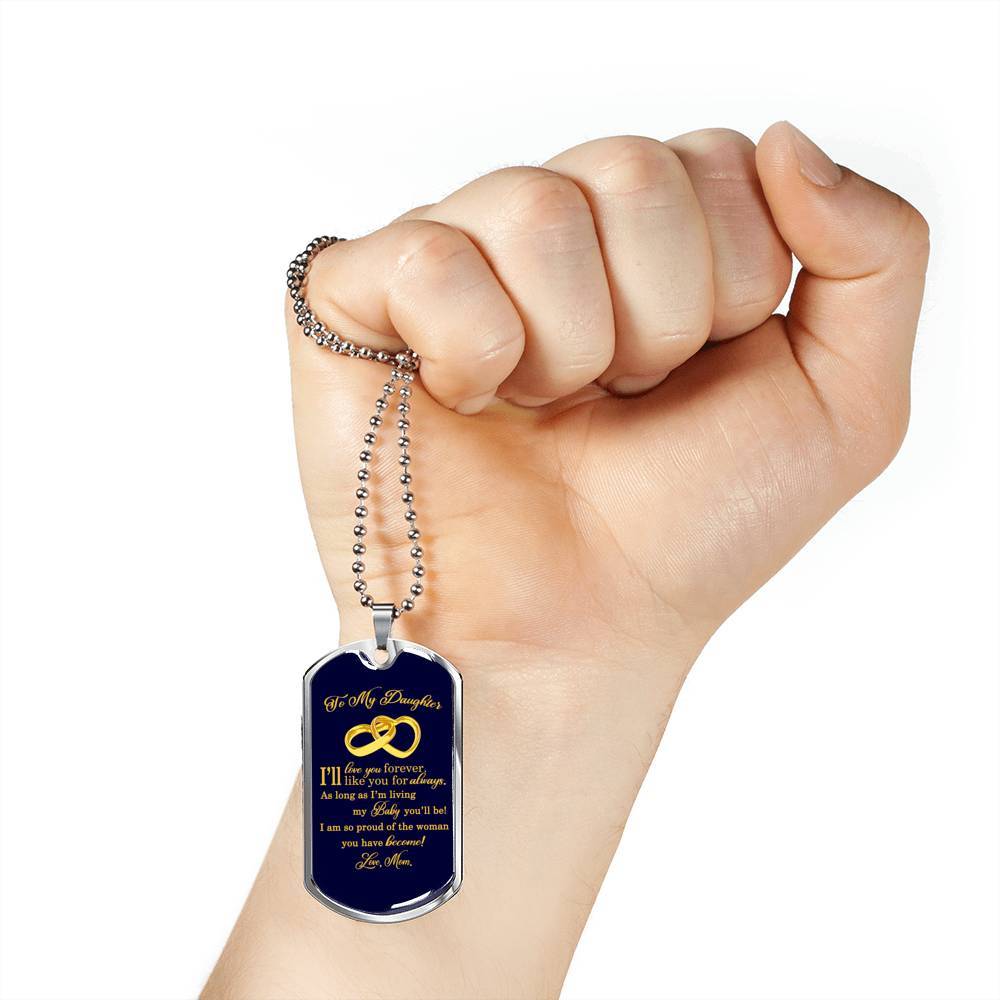 Mom And Daughter Love Necklace