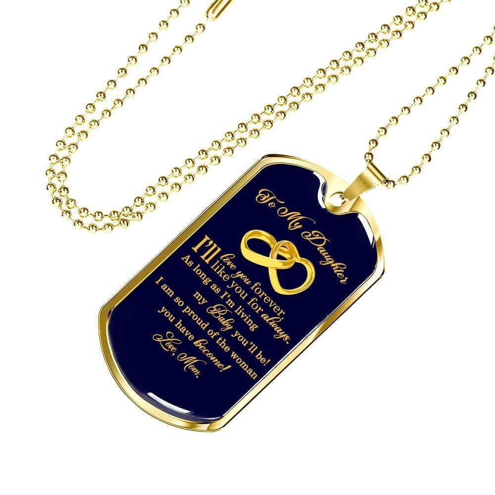 Mom And Daughter Love Necklace