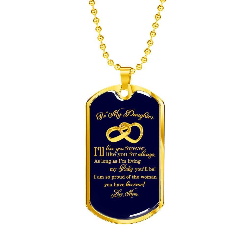 Mom And Daughter Love Necklace