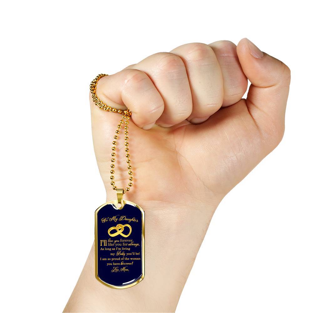 Mom And Daughter Love Necklace