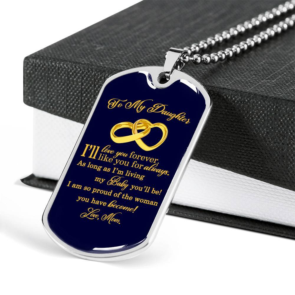 Mom And Daughter Love Necklace