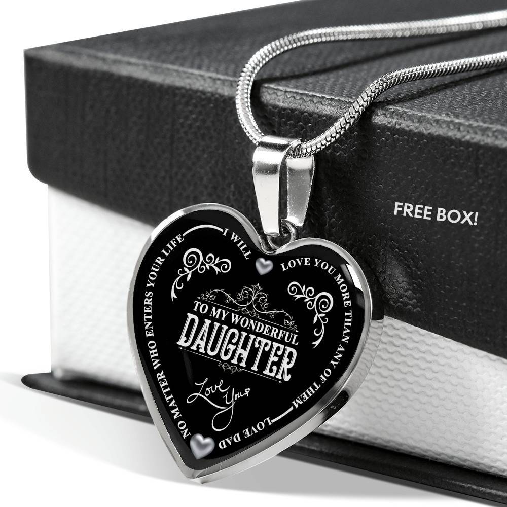 To My Wonderful Daughter (Silver Color Text)