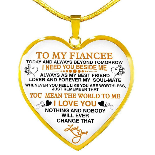 "I Need You Beside Me Always" Necklace That Express Your Love