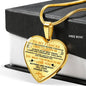 "I Need You Beside Me Always" Necklace That Express Your Love **With Transparency**