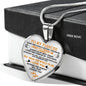 "I Need You Beside Me Always" Necklace That Express Your Love **With Transparency**