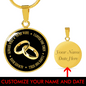 To My Wife - Luxury Necklace & Bangles -Made in USA