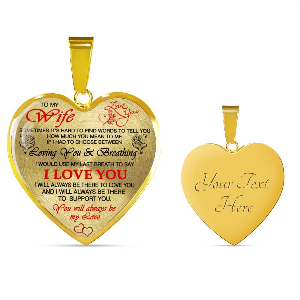 "You Will Always Be My Love" Necklace For Wife