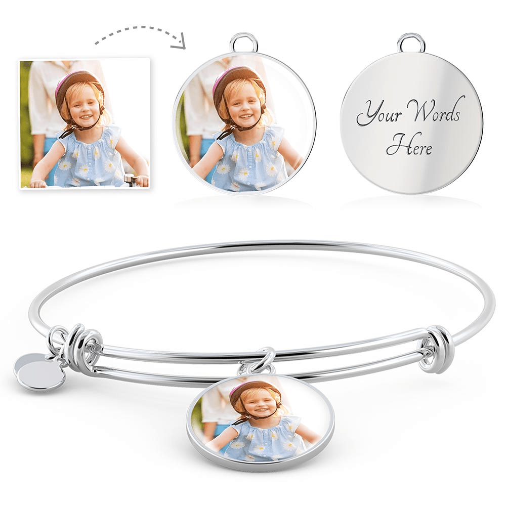 Personalized Custom Photo & Engraving Necklace & Bangles