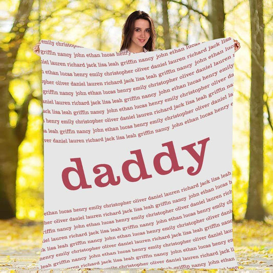 Personalized Blanket Customized Blanket For Daddy