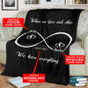 Personalized Blanket Infinity Love Personalized Blanket
