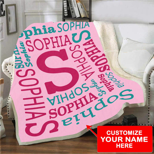 Personalized Name Blankets & Throws