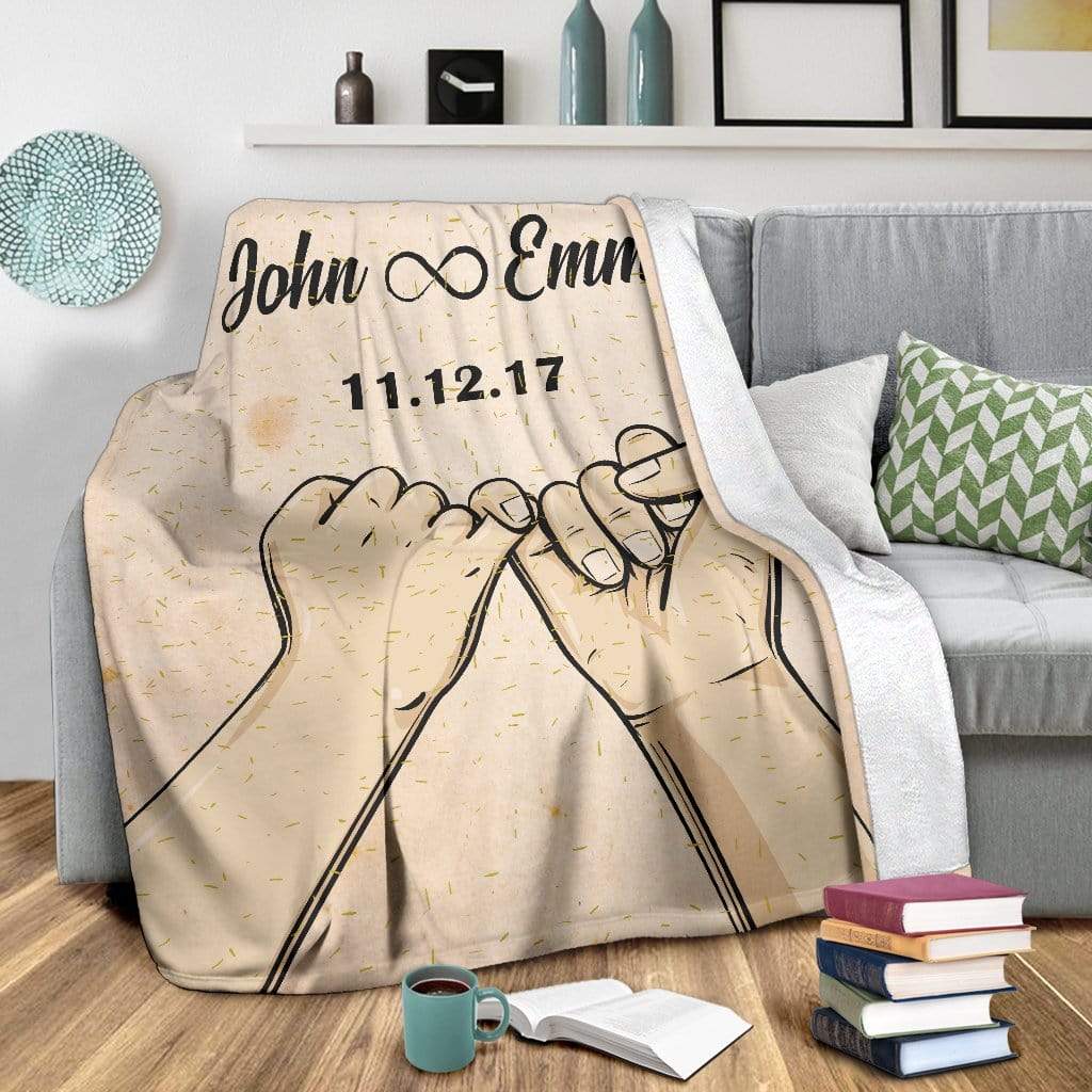 Pinky Promise Personalized Blanket