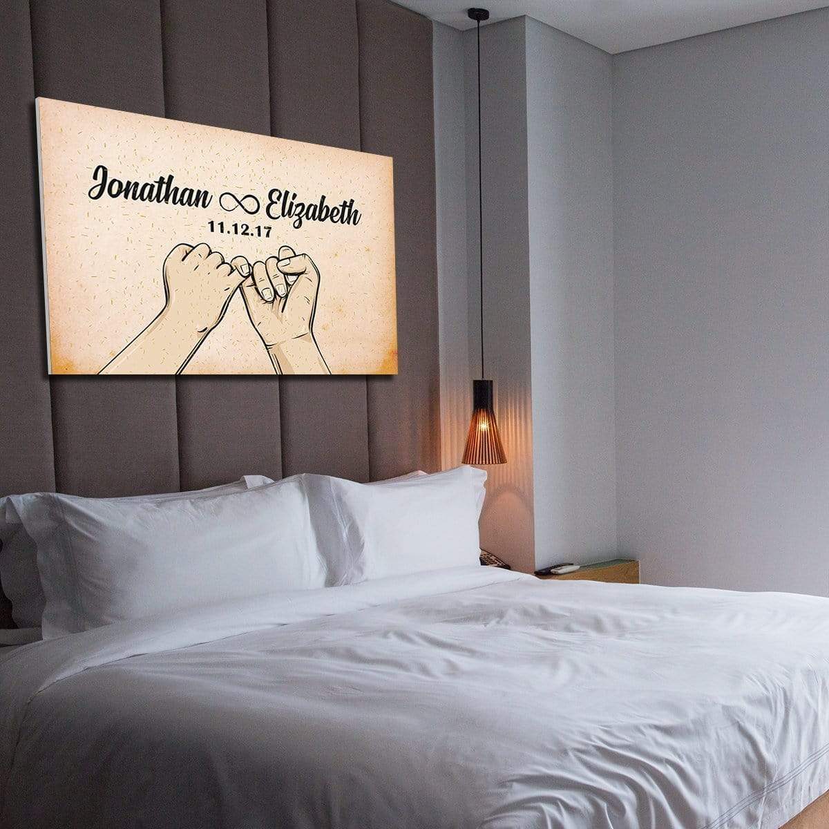 Love Promise Custom Wall Art - Perfect Gift For Your Partner