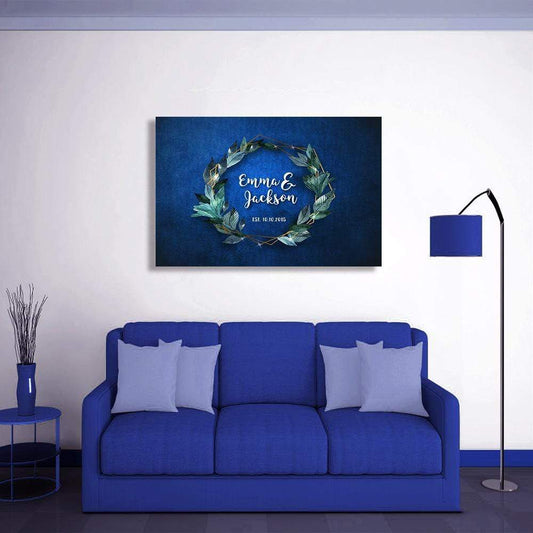 Made For Each Other Personalized Canvas