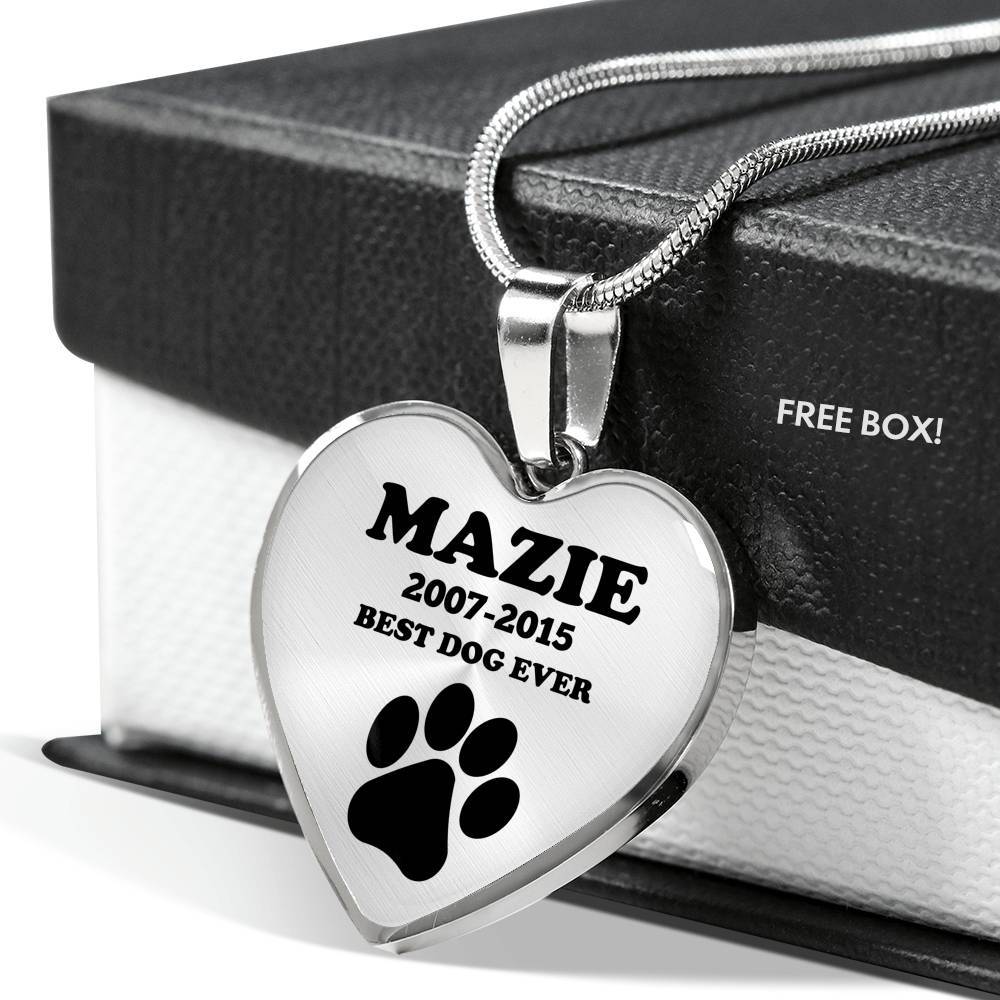 Best Dog Lover Necklace In Heart Shape