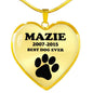 Best Dog Lover Necklace In Heart Shape