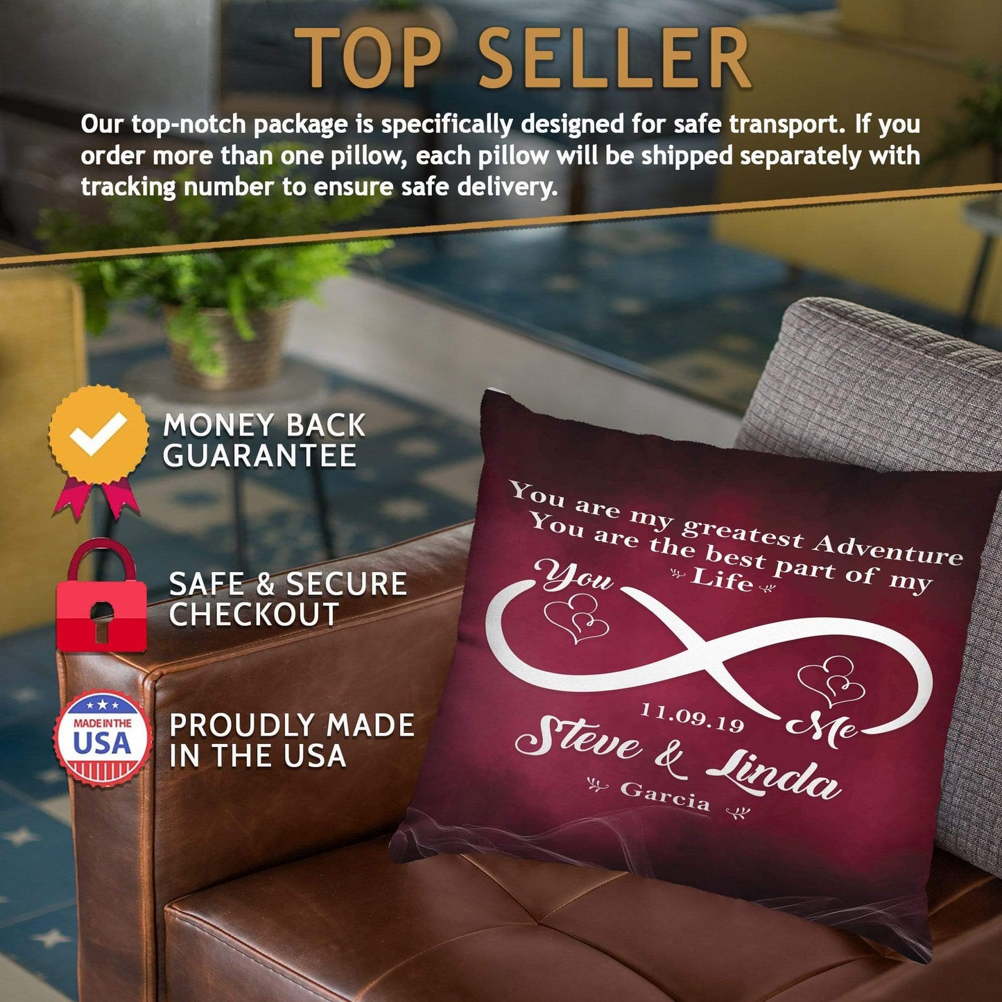 Pillows You & Me Infinite Love Pillow