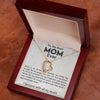 To The Best Mom Ever I Love You With All My Heart Forever Love Necklace For Mom Birthday/Mothers Day Gift For Her