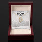 To The Best Mom Ever I Love You With All My Heart Forever Love Necklace For Mom Birthday/Mothers Day Gift For Her