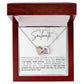 To My Soulmate With You I Am More Than Whole Interlocking Heart Necklace Gift For Her Birthday Anniversary Gift For Wife