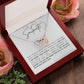 To My Soulmate With You I Am More Than Whole Interlocking Heart Necklace Gift For Her Birthday Anniversary Gift For Wife