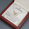 To My Soulmate I Love You Beyond Measure Interlocking Heart Necklace Gift For Her Birthday Anniversary Gift For Wife