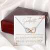 To My Soulmate I Love You Interlocking Heart Necklace Gift For Her Birthday Anniversary Gift For Wife