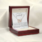 To My Soulmate With You I Am More Than Whole Interlocking Heart Necklace Gift For Her Birthday Anniversary Gift For Wife