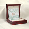 To My Soulmate I Love You More Than Anything Interlocking Heart Necklace Gift For Her Birthday Anniversary Gift For Wife