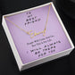 TO MY BEST FRIEND, SIGNATURE NAME NECKLACE WITH MESSAGE CARD, GIFT FOR FRIEND, UNIQUE GIFT FOR HER, BIRTHDAY GIFT