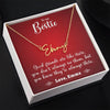 TO MY BESTIE, SIGNATURE NAME NECKLACE WITH MESSAGE CARD, UNIQUE GIFT FOR HER, BIRTHDAY GIFT FOR FRIEND