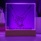 Personalized Acrylic Plaque For Couples, Custom Names, Birthday/Anniversary/Valentine's Day Gift For Him/Her
