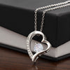 To The Best Mom Ever I Love You With All My Heart Forever Love Necklace For Mom Birthday/Mothers Day Gift For Her