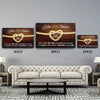 Customized True Lover's Knot Couple Canvas