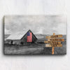American Barn Personalized Canvas With Multi Names