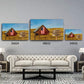 American Barn Personalized Color Canvas With Multi Names