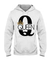 Apparel QUEEN HOODIE WOMEN / White / M KING & QUEEN