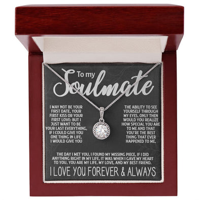 To My Soulmate - "My Life, Love & Best Friend" Sparkling Pendant