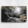 Autumn Road Customized Canvas With Multi Names