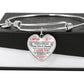 "I Will Always Be There To Love You" Bracelets For Wife