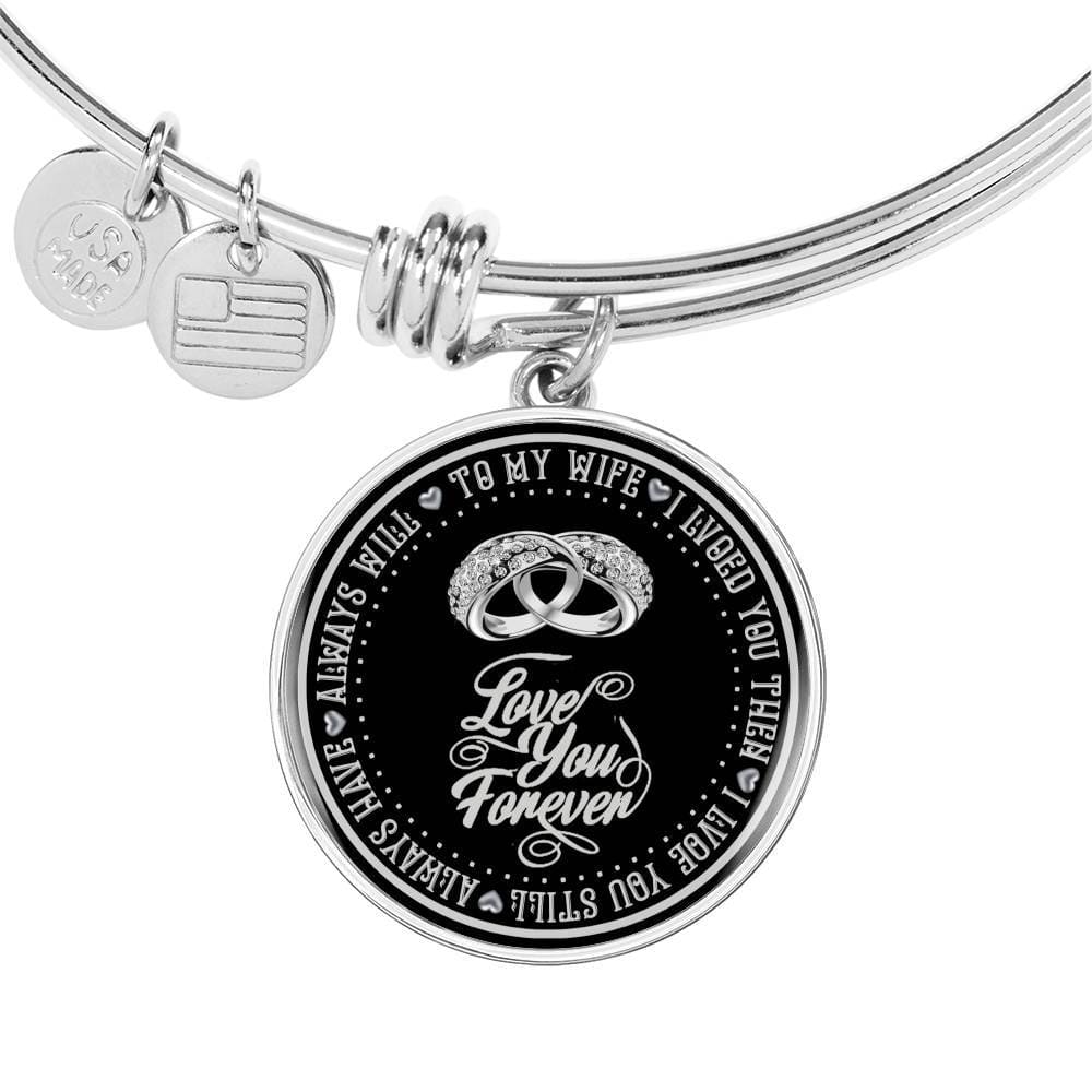 "Love You Forever" Silver Necklace With Engraving