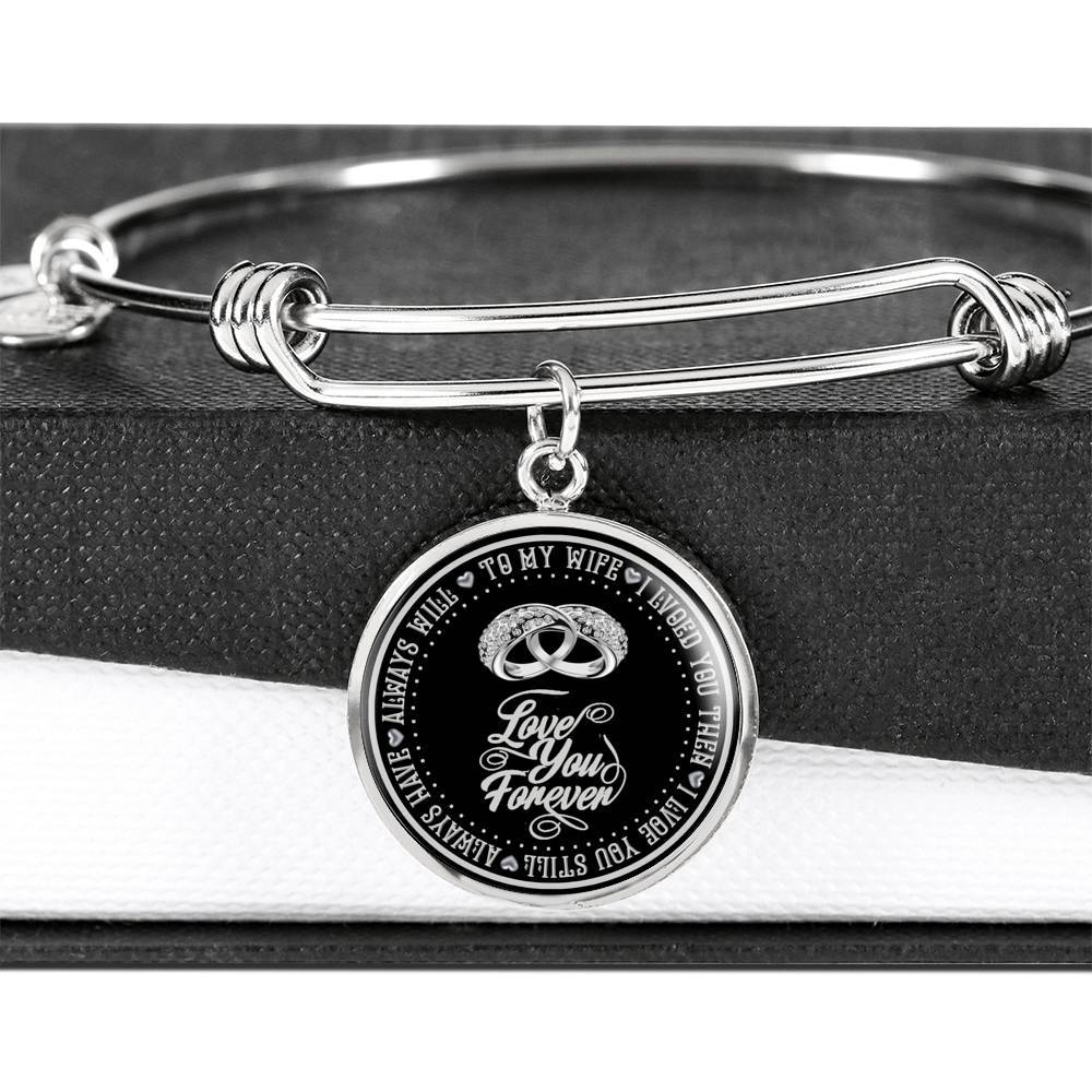 "Love You Forever" Silver Necklace With Engraving