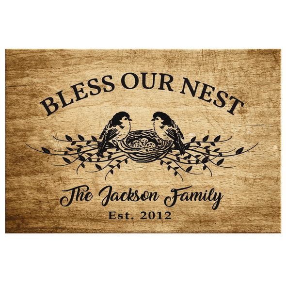 Blessed Family Customized Wall Decor